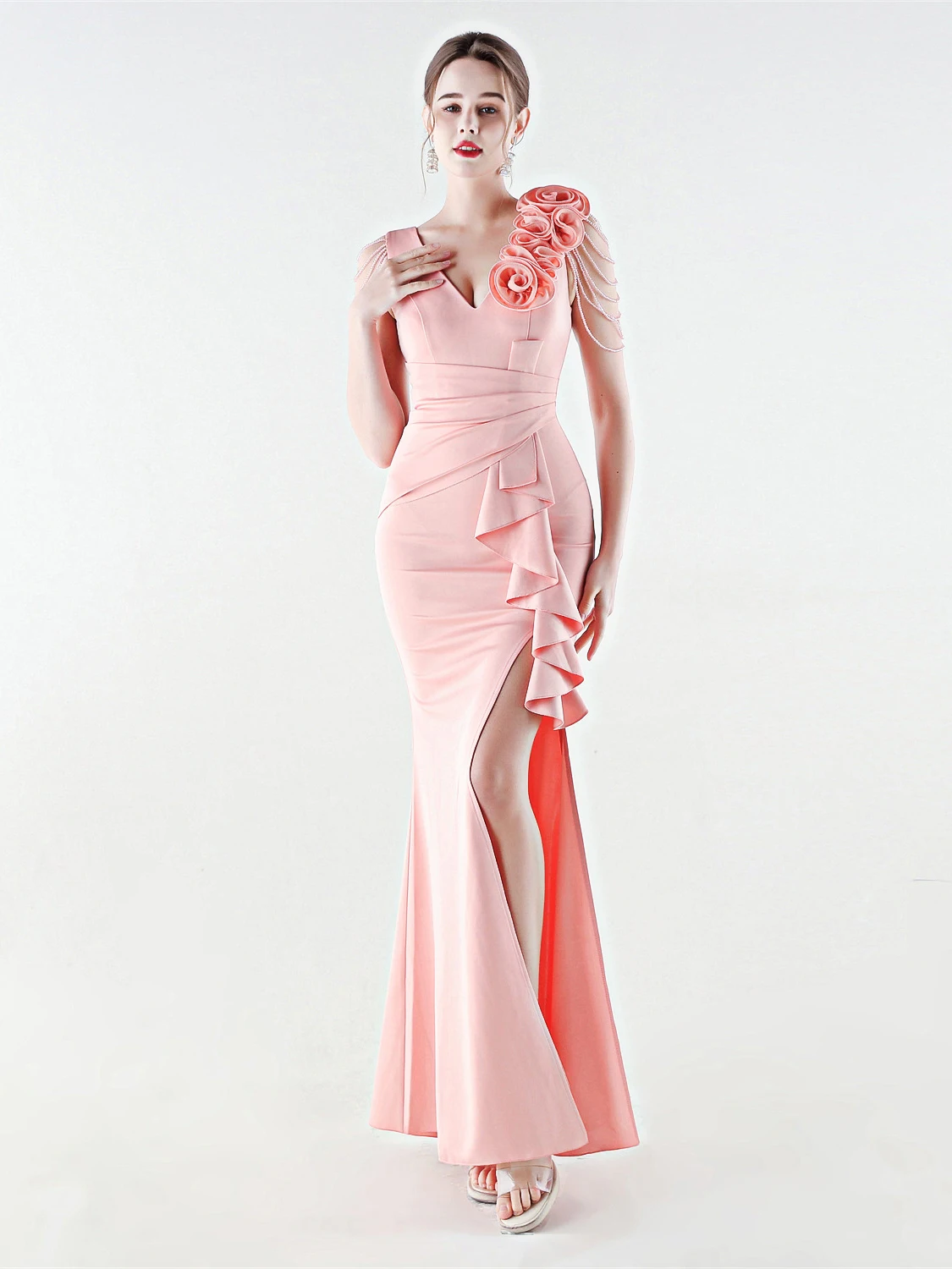 Elegant Long Evening Gown Women's Dress 2026 New Style Sexy Mid-Waist Zipper Design Diamond Embroidery Casual Party Dress
Elegant Long Evening Gown Women's Dress 2026 New Style Sexy Mid-Waist Zipper Design Diamond Embroidery Casual Party Dress