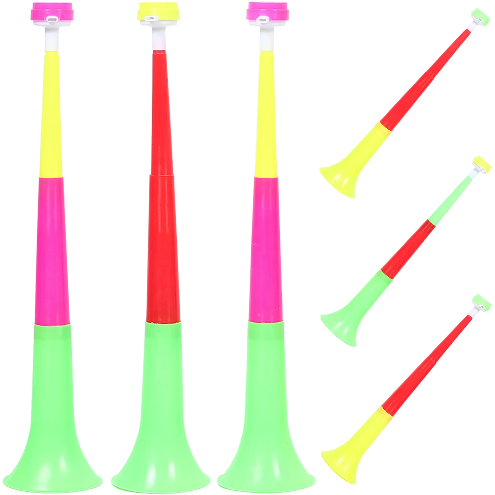 6 Pcs Ball Game Cheering Props Kids Horn Toy Musical Instruments Portable Party Telescopic Plastic Stadium Toddler Toys
6 Pcs Ball Game Cheering Props Kids Horn Toy Musical Instruments Portable Party Telescopic Plastic Stadium Toddler Toys