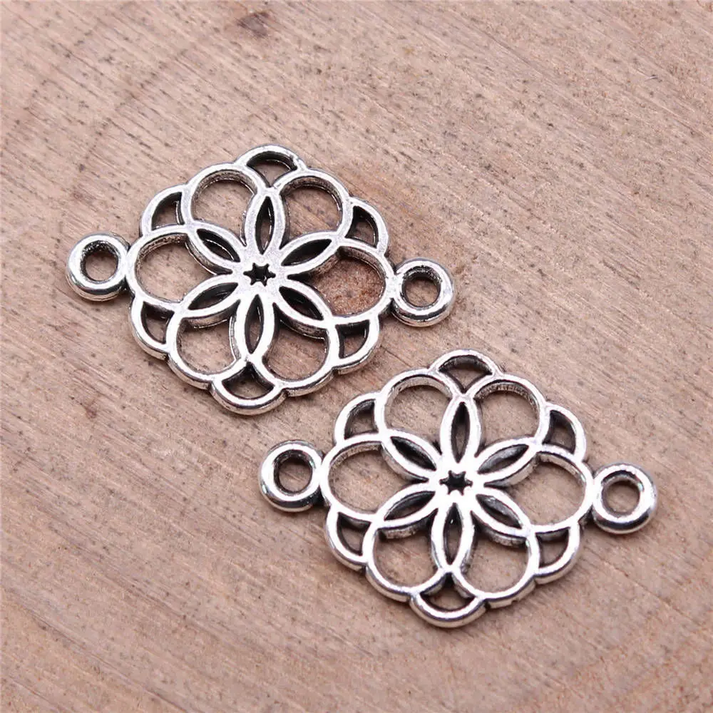 Men Accessories Flower Of Life Connector Charms Supplies For Jewelry 21x15mm 10pcs
Men Accessories Flower Of Life Connector Charms Supplies For Jewelry 21x15mm 10pcs
