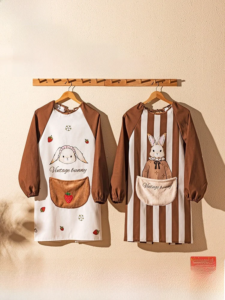 Modern Housewife Hera Rabbit Long Sleeve Apron Kitchen Home Use Waterproof Oil Resistant Full Cover Cooking Young Style Adult...
Modern Housewife Hera Rabbit Long Sleeve Apron Kitchen Home Use Waterproof Oil Resistant Full Cover Cooking Young Style Adult...