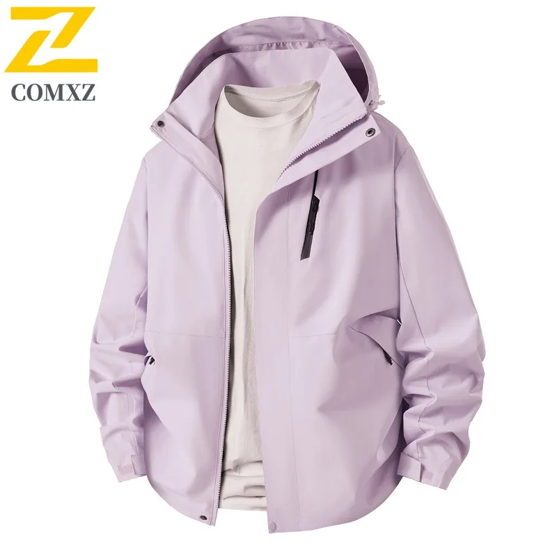 COMXZ Men Autumn Jacket Casual Hooded Outdoor Adventure Wind Resistant Coat Pure Color Design Travel Lightweight Windbreaker
COMXZ Men Autumn Jacket Casual Hooded Outdoor Adventure Wind Resistant Coat Pure Color Design Travel Lightweight Windbreaker