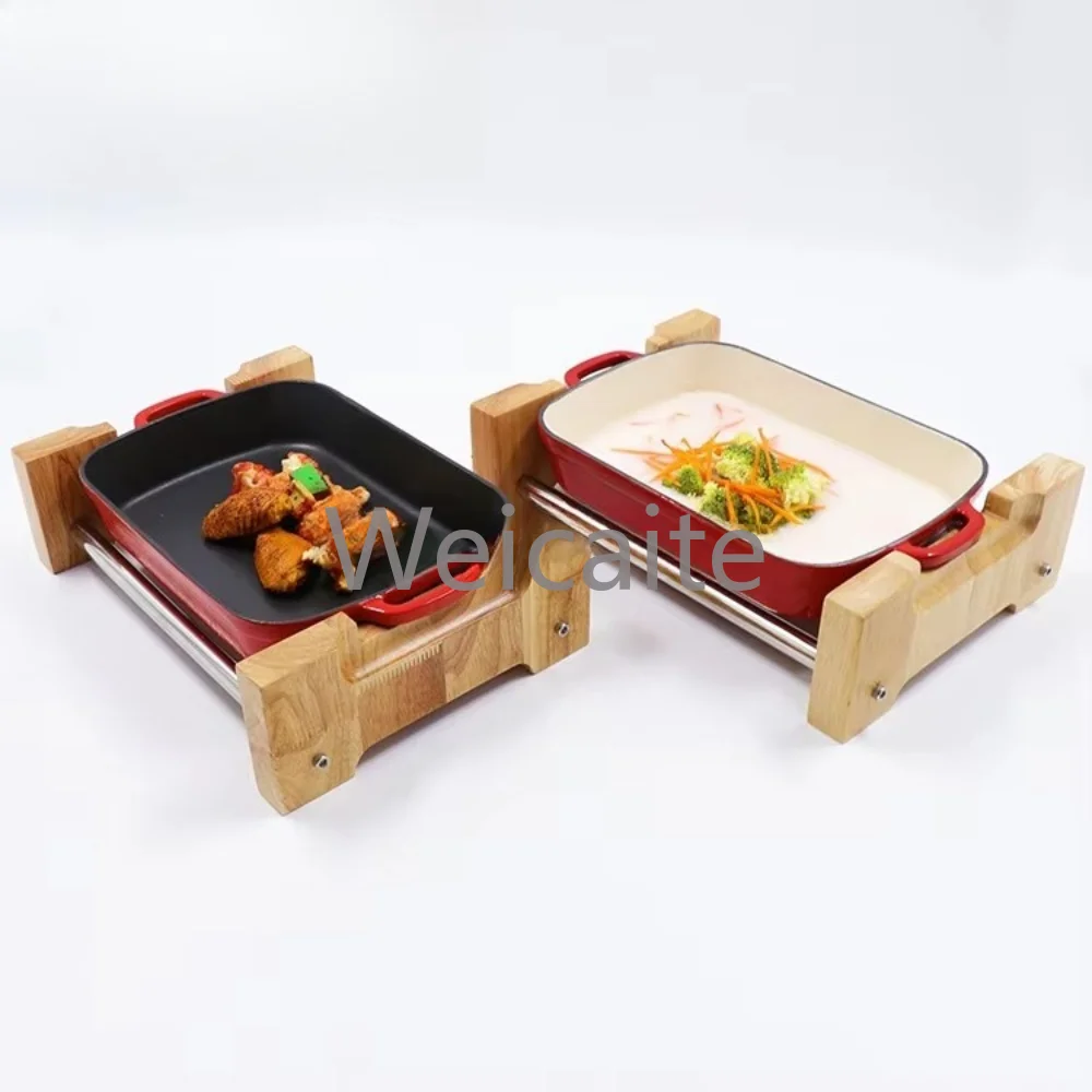 Hotel supplies, catering display rack, wooden buffet display rack with cast iron pot
Hotel supplies, catering display rack, wooden buffet display rack with cast iron pot