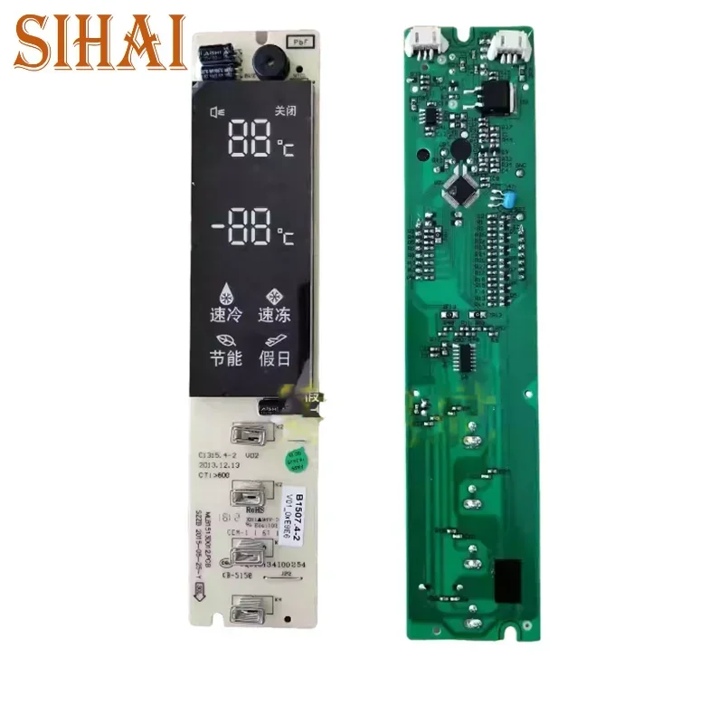 Используется для компьютерной платы холодильника MeiLing B1507.4-2, панель дисплея, тачпад, плата питания, плата управления
Используется для компьютерной платы холодильника MeiLing B1507.4-2, панель дисплея, тачпад, плата питания, плата управления