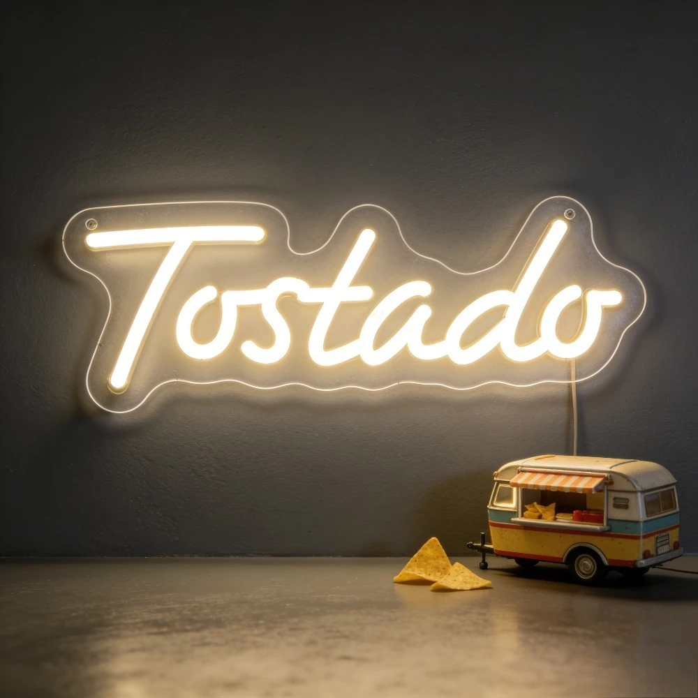 Tostado LED Neon Sign for Home Bar Kitchen Restaurant Decor Retro Mexican Food Theme Vibrant Wall Art Lighting Party Pub Gift
Tostado LED Neon Sign for Home Bar Kitchen Restaurant Decor Retro Mexican Food Theme Vibrant Wall Art Lighting Party Pub Gift