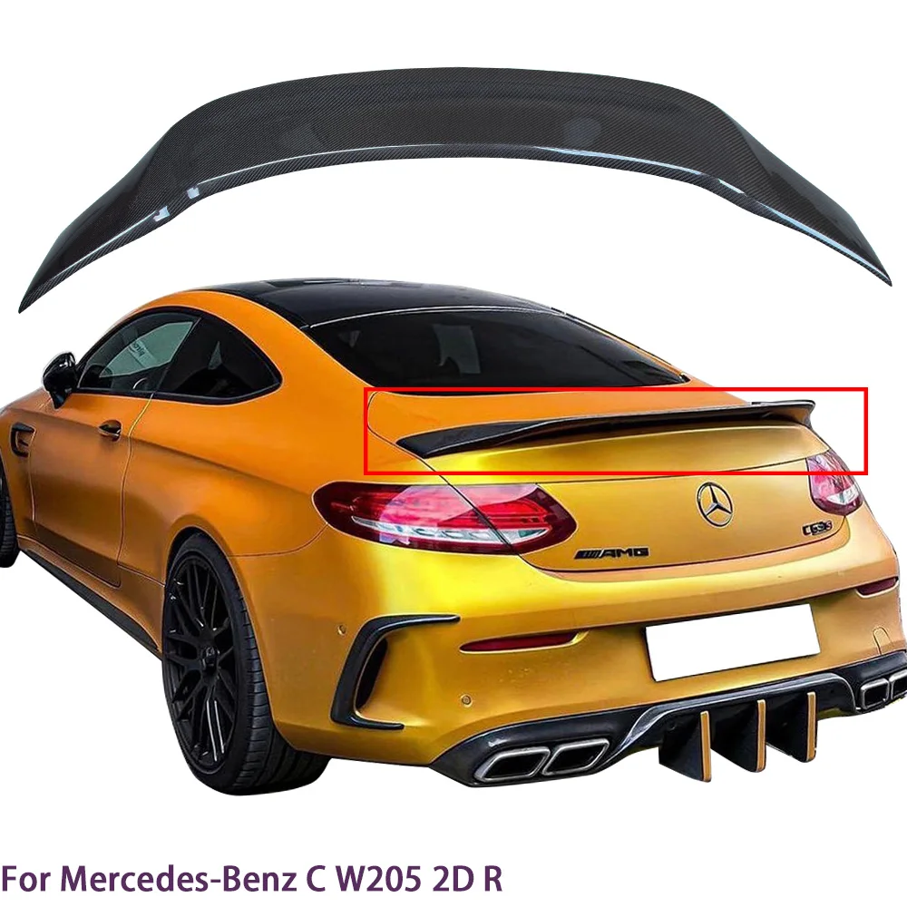 For Mercedes-Benz C-Class W205 C205 Coupe 2Door R Style Carbon Fiber Rear Spoiler Trunk Wing 2014-2020
For Mercedes-Benz C-Class W205 C205 Coupe 2Door R Style Carbon Fiber Rear Spoiler Trunk Wing 2014-2020