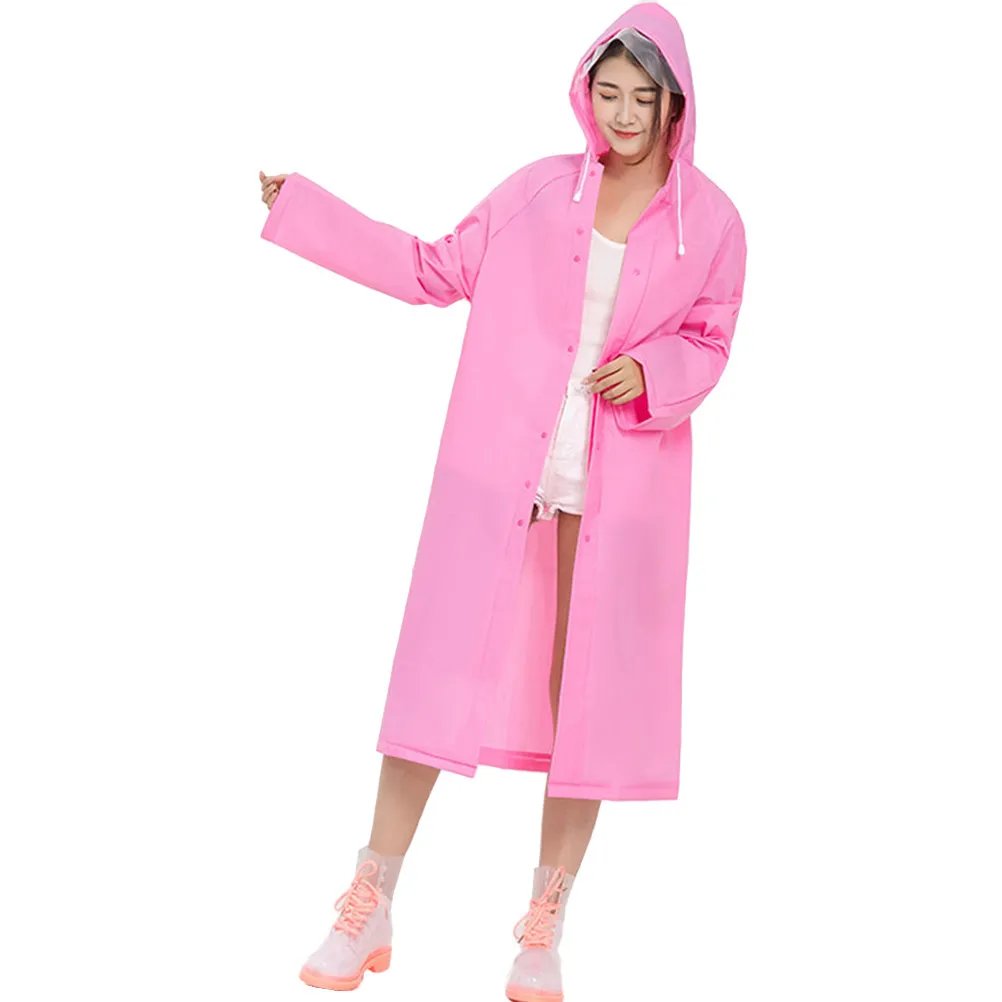 L Size Pink Reusable Waterproof Raincoat Fashion Eva Poncho for Adults Outdoor Activities Climbing Travel Adult Raincoat
L Size Pink Reusable Waterproof Raincoat Fashion Eva Poncho for Adults Outdoor Activities Climbing Travel Adult Raincoat