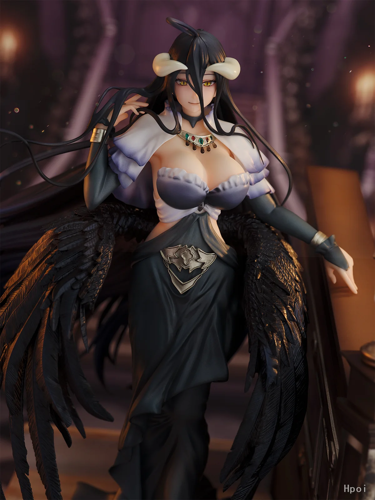 SSF OVERLORD Albedo 1/7 Jet Black Dress Ornaments Collection
SSF OVERLORD Albedo 1/7 Jet Black Dress Ornaments Collection