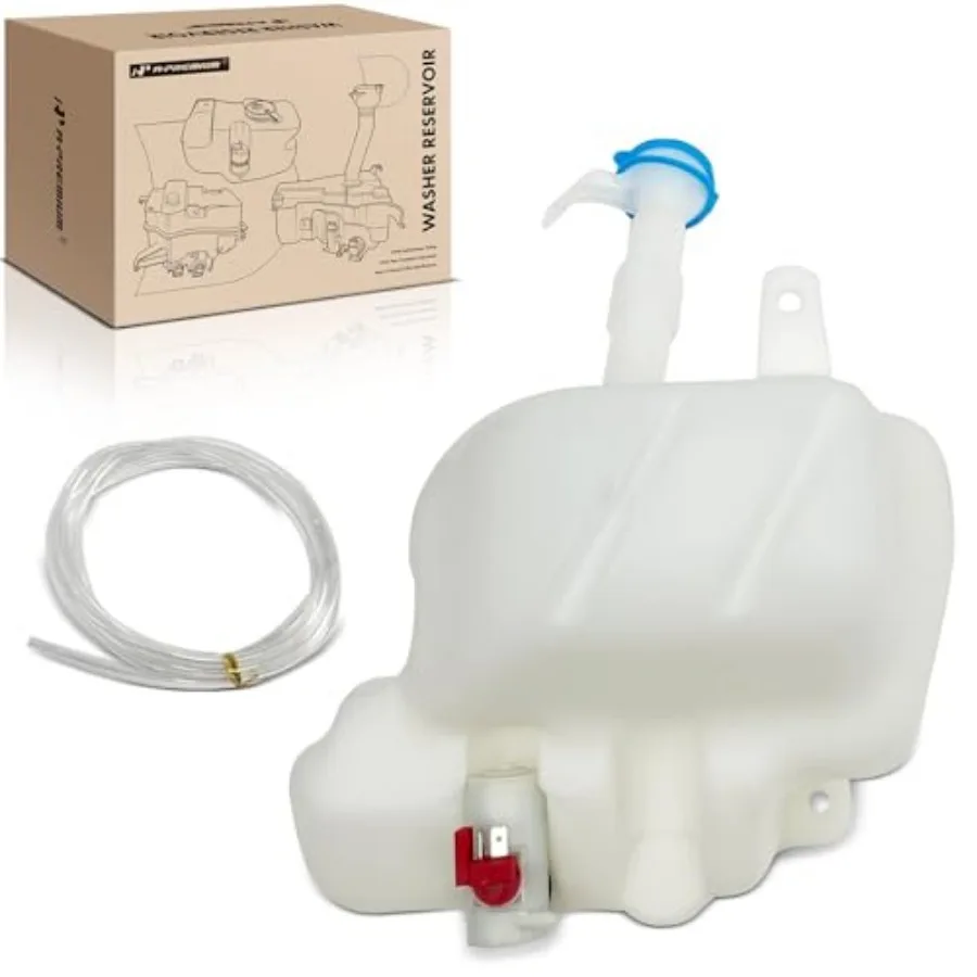 Windshield Washer Reservoir Compatible with Select Honda Models - Accord 1994 1995 1996 1997, with Washer Pump/Cap/Filler Neck/
Windshield Washer Reservoir Compatible with Select Honda Models - Accord 1994 1995 1996 1997, with Washer Pump/Cap/Filler Neck/
