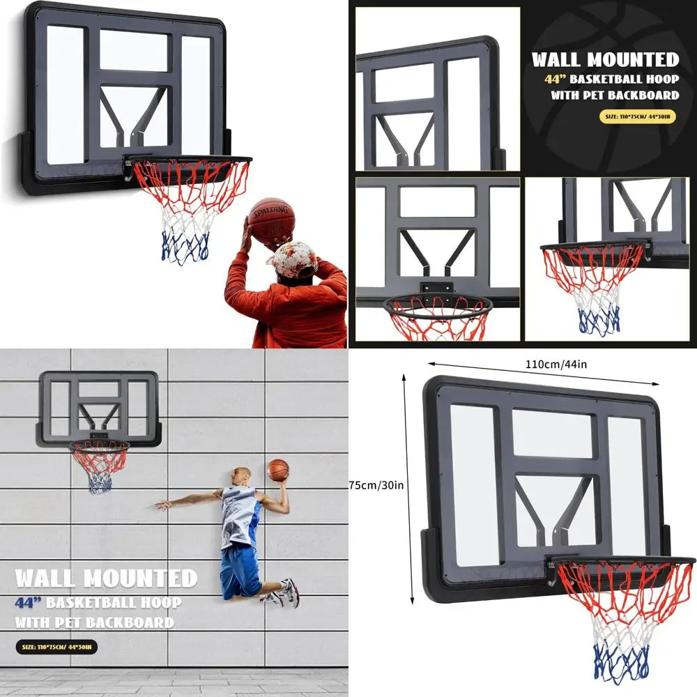 Adjustable 44-Inch Shatterproof In-Ground Basketball Hoop with 44x30 Backboard Rebounder System for Enhanced Gameplay
Adjustable 44-Inch Shatterproof In-Ground Basketball Hoop with 44x30 Backboard Rebounder System for Enhanced Gameplay
