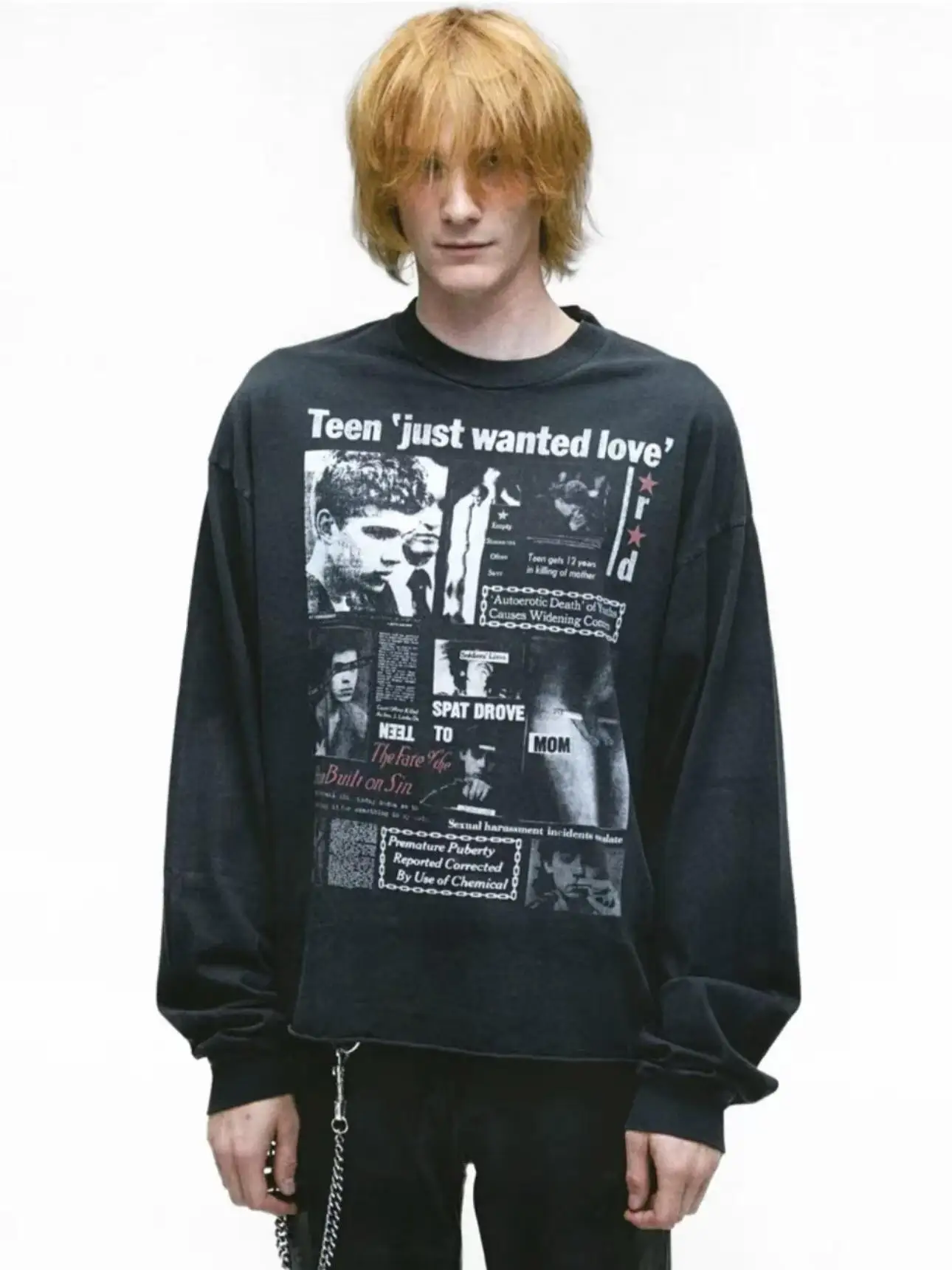 Футболка Long Sve с принтом Distred Photo для мужчин и женщин Rebellious Wealthy Second-generation Love And Contradiction
Футболка Long Sve с принтом Distred Photo для мужчин и женщин Rebellious Wealthy Second-generation Love And Contradiction