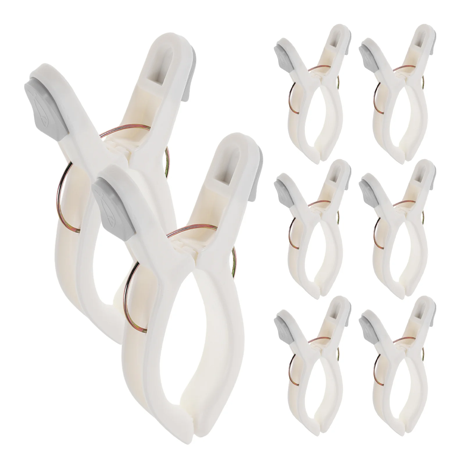 8Pcs Large Non-Slip Windproof Clothes Clips Heavy Duty Plastic Quilt Blanket Holder Sheet Clamp Towel Pegs Multipurpose
8Pcs Large Non-Slip Windproof Clothes Clips Heavy Duty Plastic Quilt Blanket Holder Sheet Clamp Towel Pegs Multipurpose