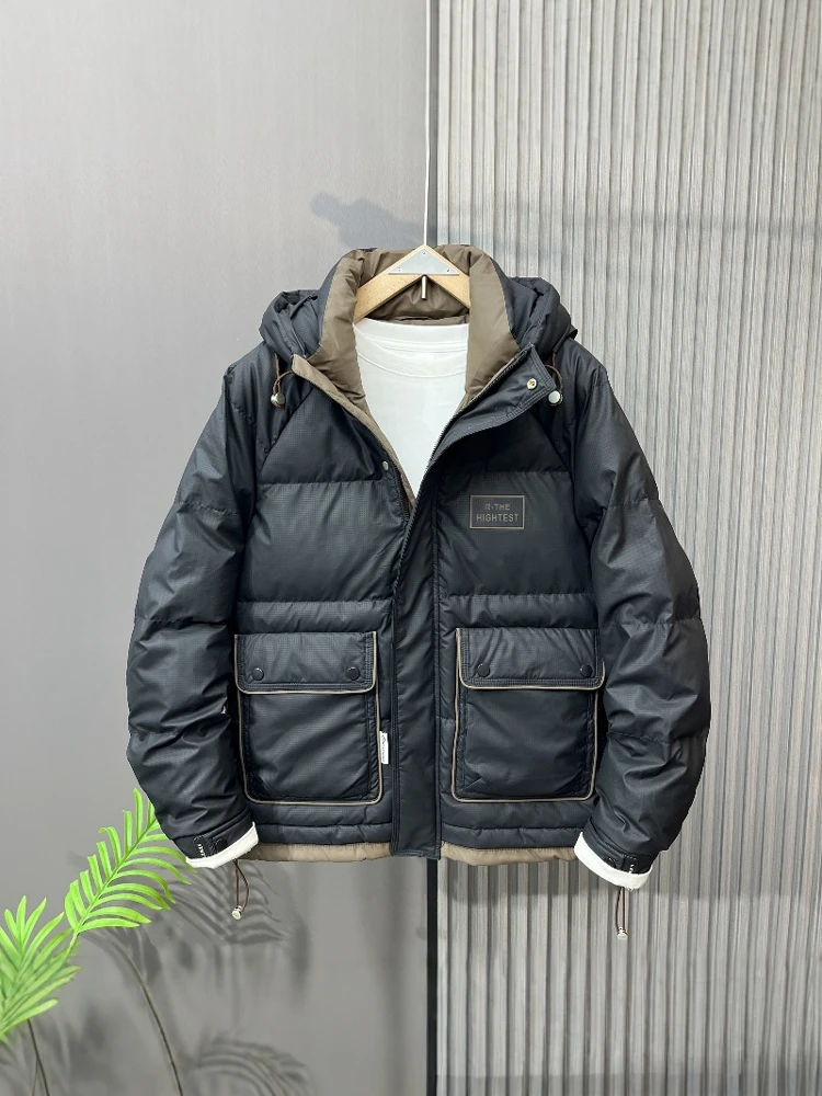 Men's down Jaet Winter Thiened White Du down Hooded Coat Warmth Faionable Youthful Polyester Fiber Zipper Closure
Men's down Jaet Winter Thiened White Du down Hooded Coat Warmth Faionable Youthful Polyester Fiber Zipper Closure