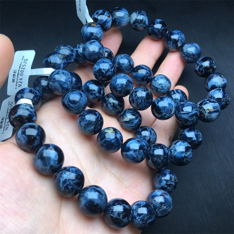 12MM Natural Blue Peter Stone Bracelet Wealth Beads Crystal Quartz Fashion Jewelry Gift For Women 1pcs
12MM Natural Blue Peter Stone Bracelet Wealth Beads Crystal Quartz Fashion Jewelry Gift For Women 1pcs