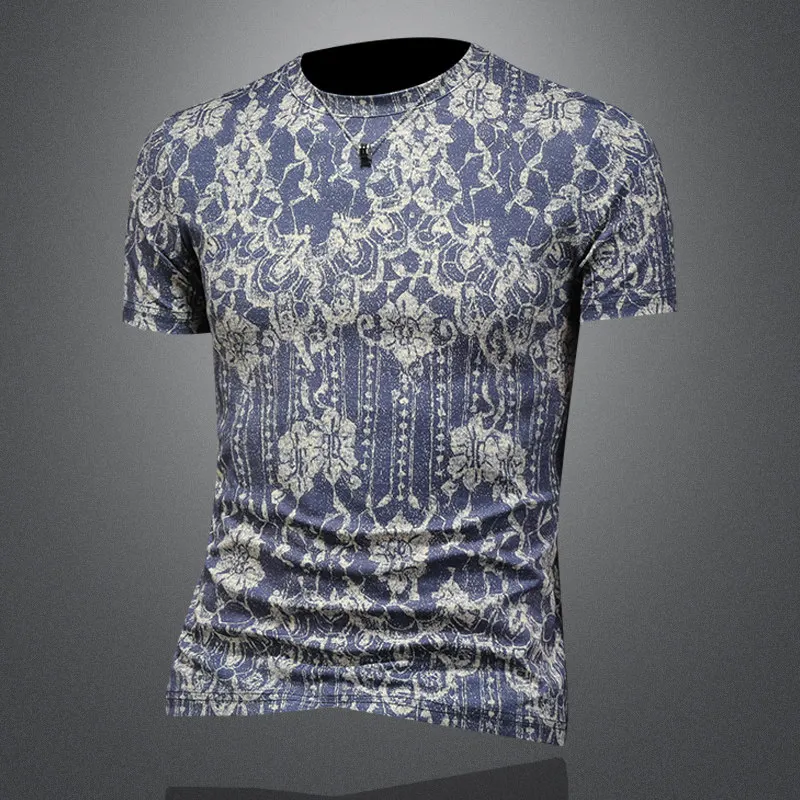 2026 Summer Retro Casual T-shirt for Men Short Sleeved Round Neck Business Social T-shirt Slim Breathable Quick Drying Tee Top
2026 Summer Retro Casual T-shirt for Men Short Sleeved Round Neck Business Social T-shirt Slim Breathable Quick Drying Tee Top