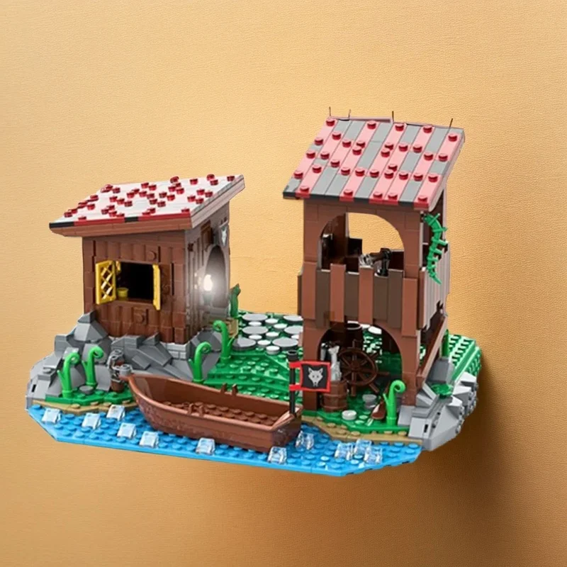 799PCS MOC Medieval Castle Wolfpack Hide Model Custom Building Blocks DIY Creative Ideas Assembly Display Gift Decoration Set
799PCS MOC Medieval Castle Wolfpack Hide Model Custom Building Blocks DIY Creative Ideas Assembly Display Gift Decoration Set
