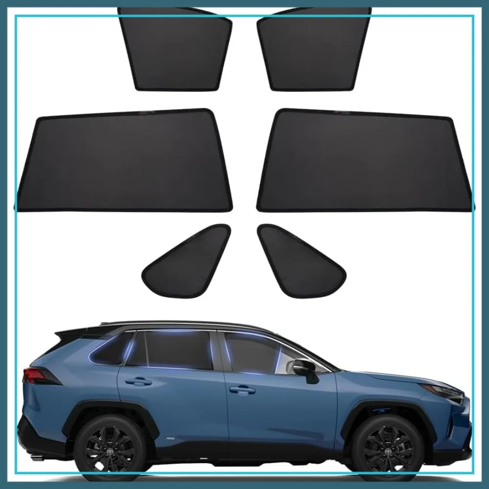 Double Layer Rear Sun Shade for 2013-2018 Toyota RAV4 - 6 Pack Light Block Privacy Covers for Camping, Napping, Sleeping
Double Layer Rear Sun Shade for 2013-2018 Toyota RAV4 - 6 Pack Light Block Privacy Covers for Camping, Napping, Sleeping