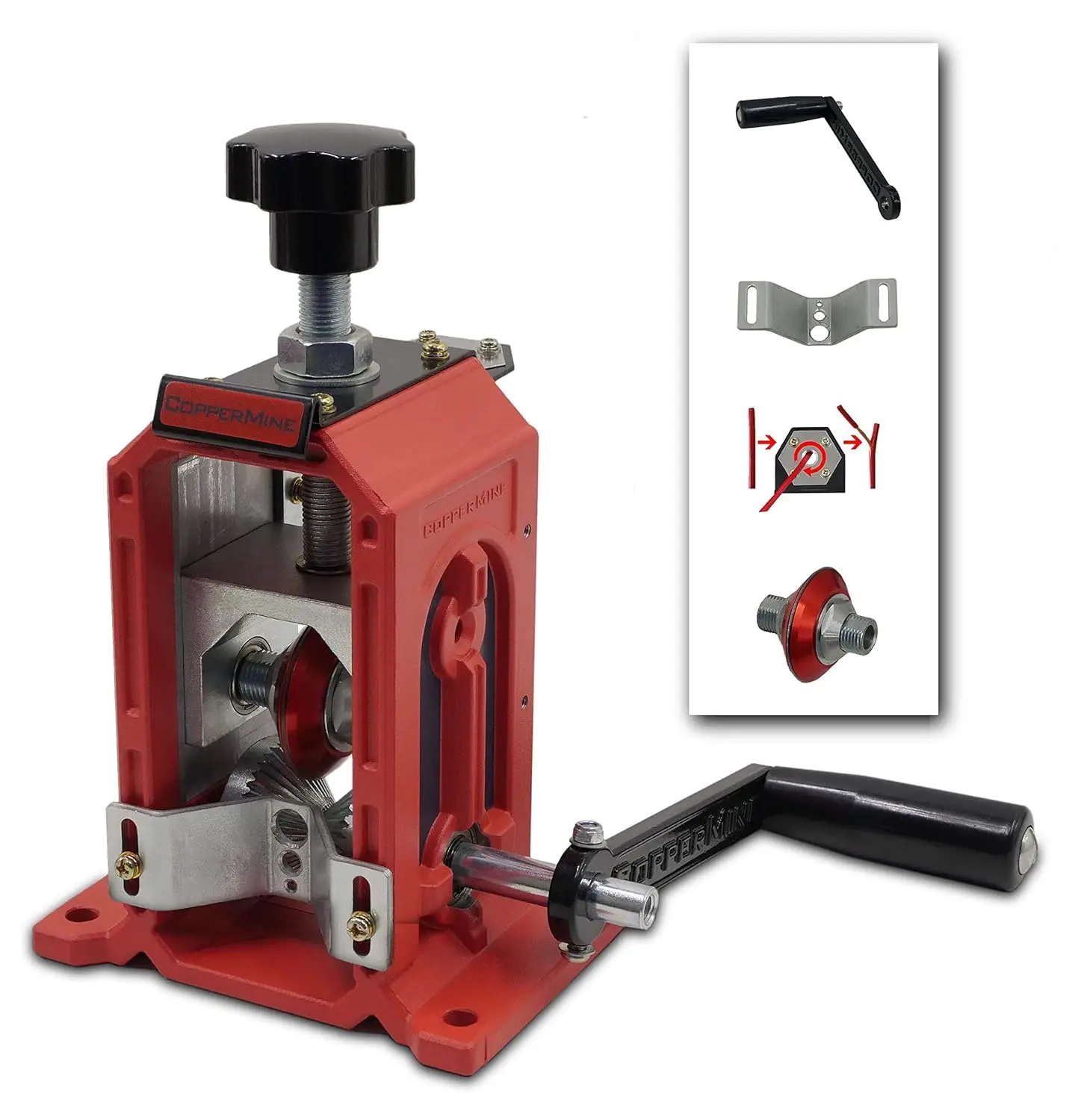 Copper Wire Stripper Hand Crank Copper Wire Stripping Machine and Cable Wire Stripper for Wires 18 AWG to 1250 kcm
Copper Wire Stripper Hand Crank Copper Wire Stripping Machine and Cable Wire Stripper for Wires 18 AWG to 1250 kcm