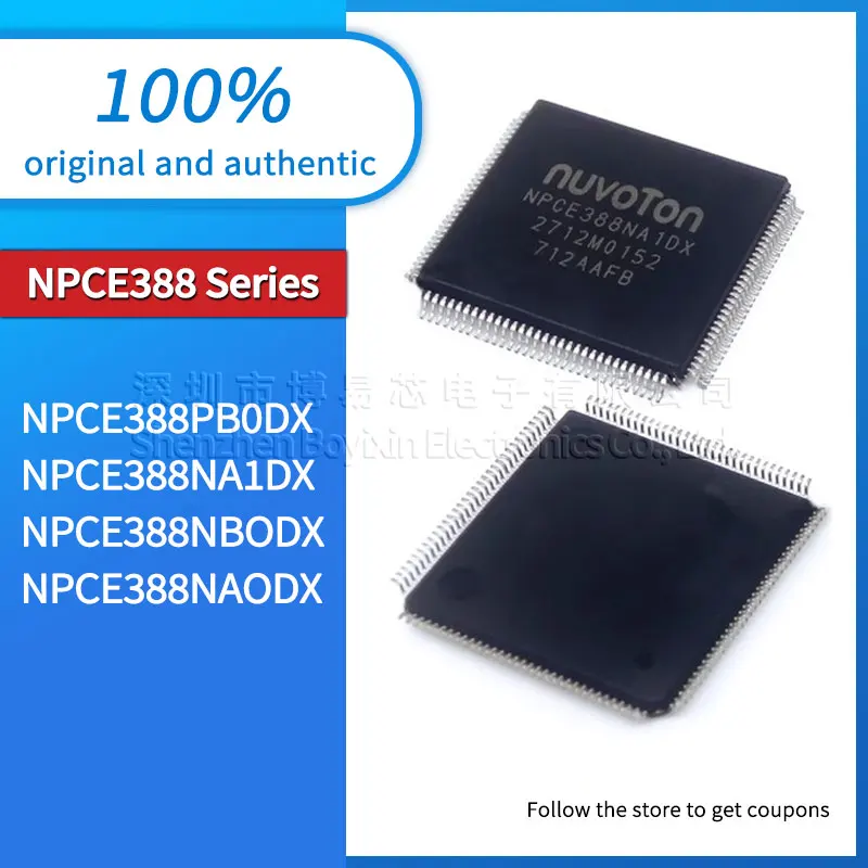 Brand new original NPCE388PB0DX NPCE388NA1DX NPCE388NBODX NPCE388NAODX genuine NUVOTON IC chip package LQFP
Brand new original NPCE388PB0DX NPCE388NA1DX NPCE388NBODX NPCE388NAODX genuine NUVOTON IC chip package LQFP