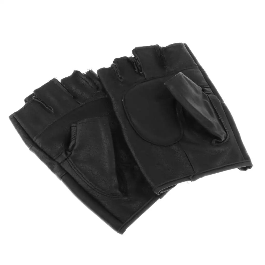 Mens Driving Leather Gloves Half Finger Fingerless Gloves Fitness Gloves for Driving Cycling Motorcycling
Mens Driving Leather Gloves Half Finger Fingerless Gloves Fitness Gloves for Driving Cycling Motorcycling