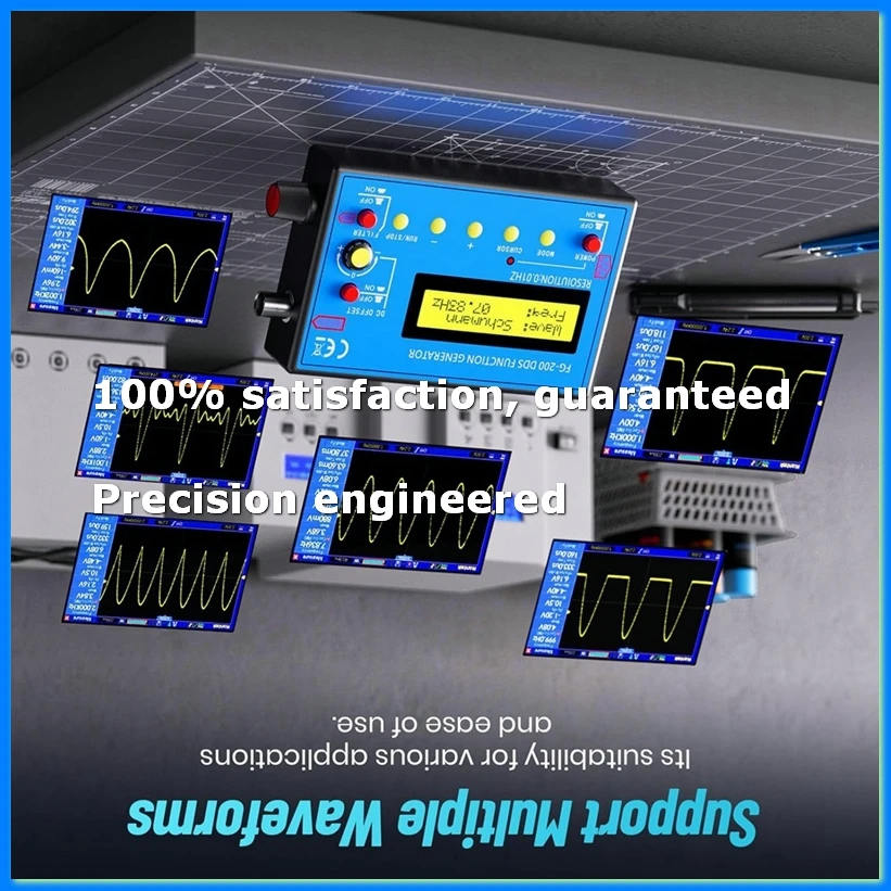 1Hz-500kHz DDS Signal Generator with -Resonator, Portable Multifunction Waveform Generator with Power-ABVK
1Hz-500kHz DDS Signal Generator with -Resonator, Portable Multifunction Waveform Generator with Power-ABVK