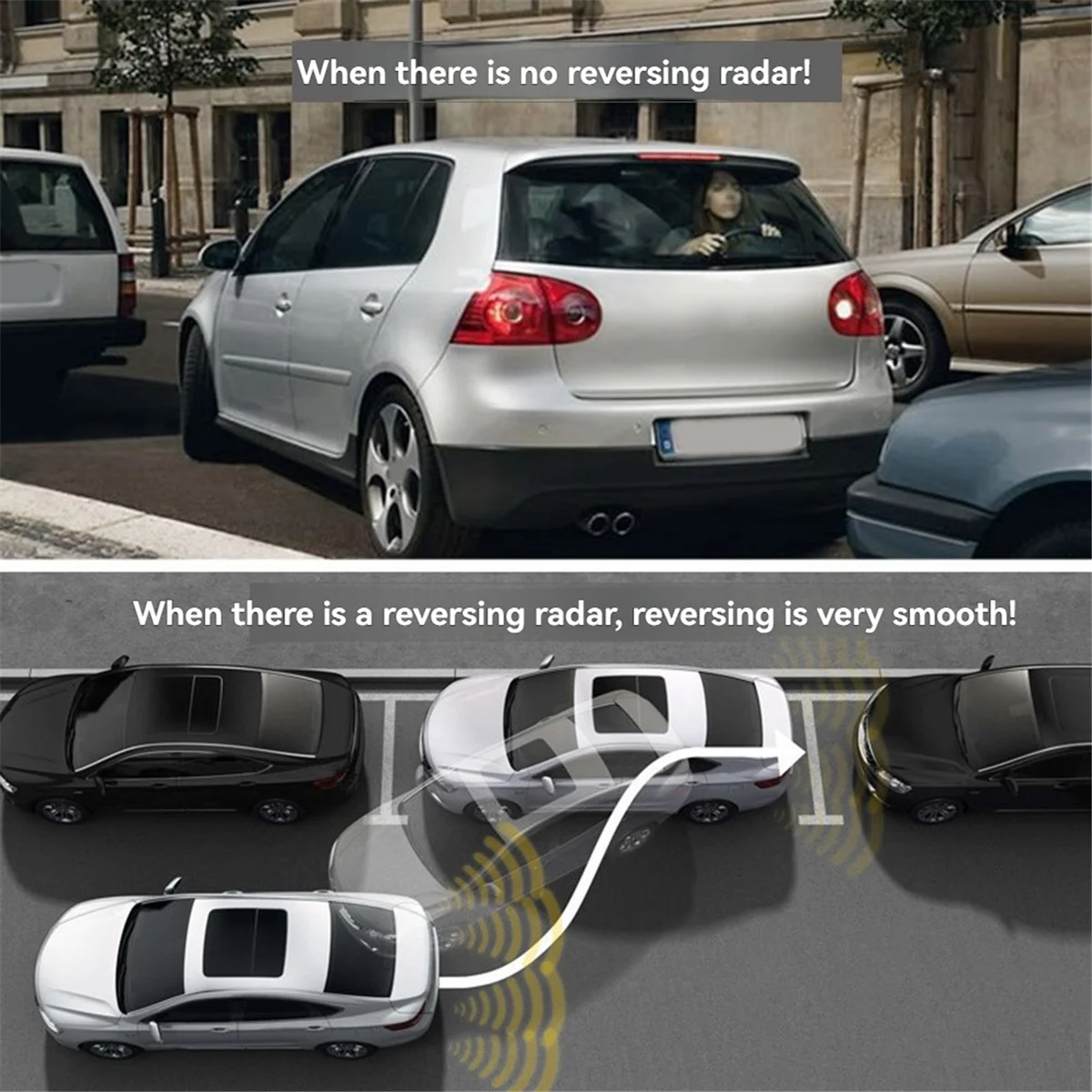 ABXHH 8 Parking Sensor Parktronic Automobile Reversing Radar Electronics Rear Auto Detector Backing Assistance Kit Buzzer A
ABXHH 8 Parking Sensor Parktronic Automobile Reversing Radar Electronics Rear Auto Detector Backing Assistance Kit Buzzer A