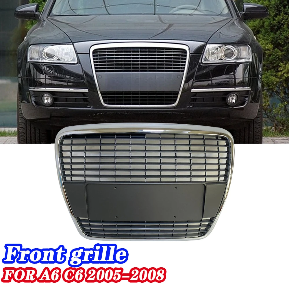 Подходит для Audi A6 C6, хромированный, серебристый, оригинальная решетка переднего бампера, воздухозаборник, передняя решетка 2005-2008 гг.
Подходит для Audi A6 C6, хромированный, серебристый, оригинальная решетка переднего бампера, воздухозаборник, передняя решетка 2005-2008 гг.