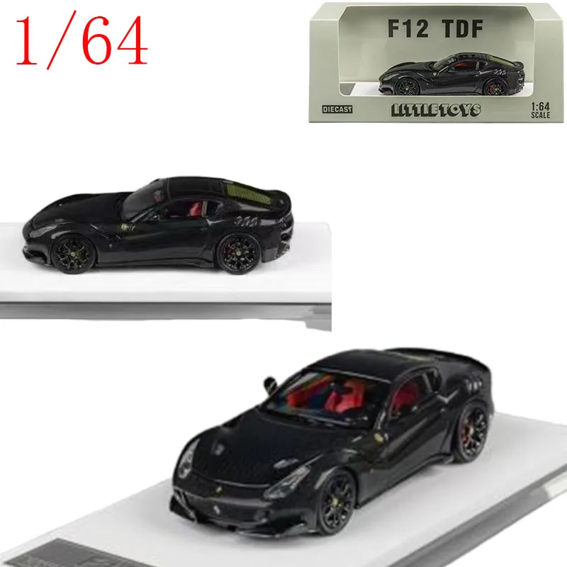 LITTLE TOY, литая под давлением модель автомобиля из сплава в масштабе 1/64 Ferrari F12tdf Nero DS Opaco Limited, модель автомобиля из углеродного волокна, игрушки для мальчиков, подарок 
LITTLE TOY, литая под давлением модель автомобиля из сплава в масштабе 1/64 Ferrari F12tdf Nero DS Opaco Limited, модель автомобиля из углеродного волокна, игрушки для мальчиков, подарок