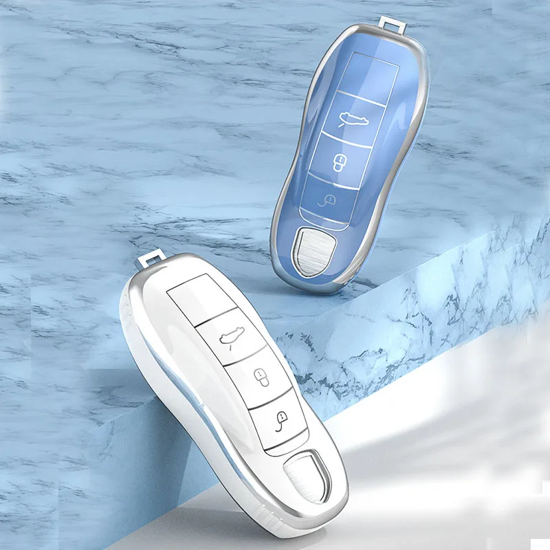 TPU Remote Key Case Car Key Cover Shell For Porsche Cayenne Macan Boxster Cayman Panamera 911 918 996 997 991 Car Accessories
TPU Remote Key Case Car Key Cover Shell For Porsche Cayenne Macan Boxster Cayman Panamera 911 918 996 997 991 Car Accessories