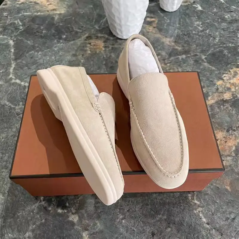 Briti Sle Men's Slip-On Loers Casual Leather oes Driving Comfortable Spring Autumn Season round Toe Rubber Outsole
Briti Sle Men's Slip-On Loers Casual Leather oes Driving Comfortable Spring Autumn Season round Toe Rubber Outsole