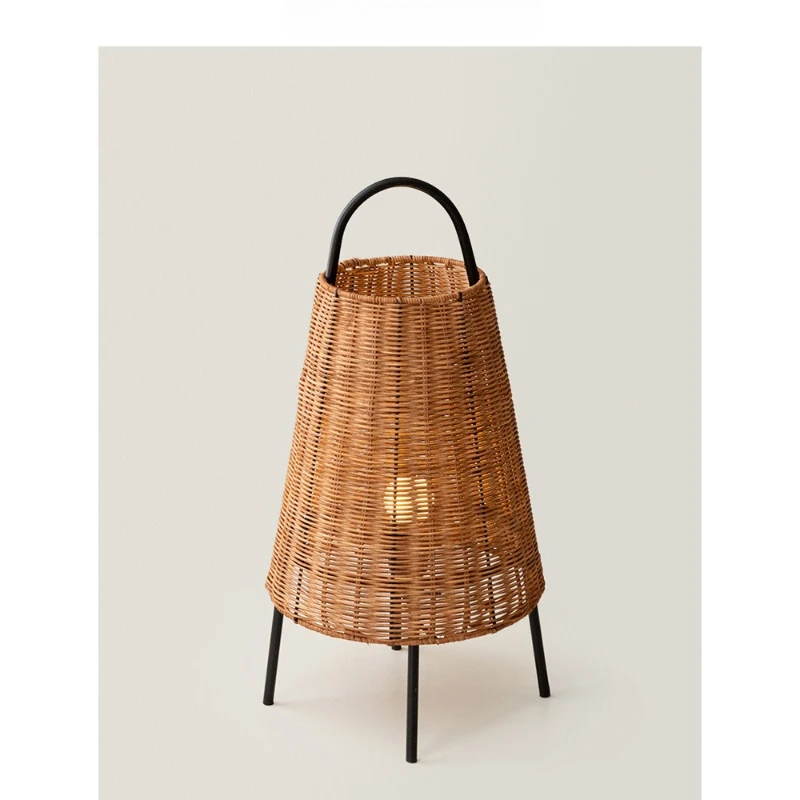 Rattan basket floor lamp retro homestay home creative Japanese atmosphere
Rattan basket floor lamp retro homestay home creative Japanese atmosphere