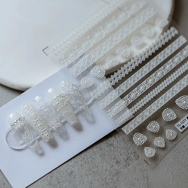 Three-dimensional manicure stickers Adhesive manicure stickers jewelry Fan lace nail stickers Nail art tools fashion mainstream
Three-dimensional manicure stickers Adhesive manicure stickers jewelry Fan lace nail stickers Nail art tools fashion mainstream