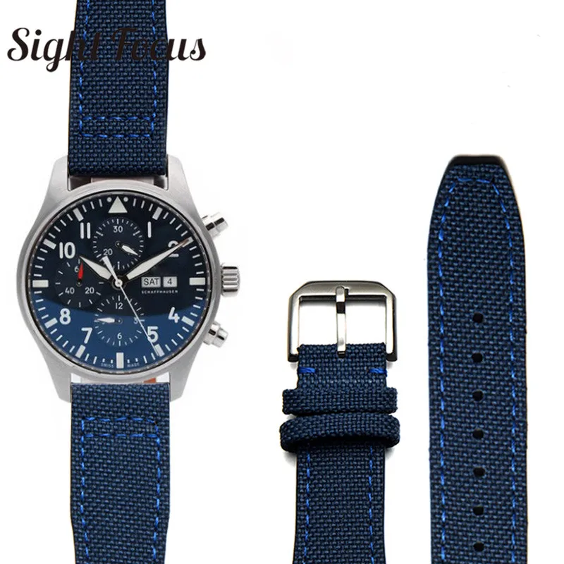Ремешок для часов 20 мм для IWC Pilot, португальские нейлоновые холщовые ремешки для часов Omega Speedmaster Seamaster, ремешок для часов Air-King
Ремешок для часов 20 мм для IWC Pilot, португальские нейлоновые холщовые ремешки для часов Omega Speedmaster Seamaster, ремешок для часов Air-King