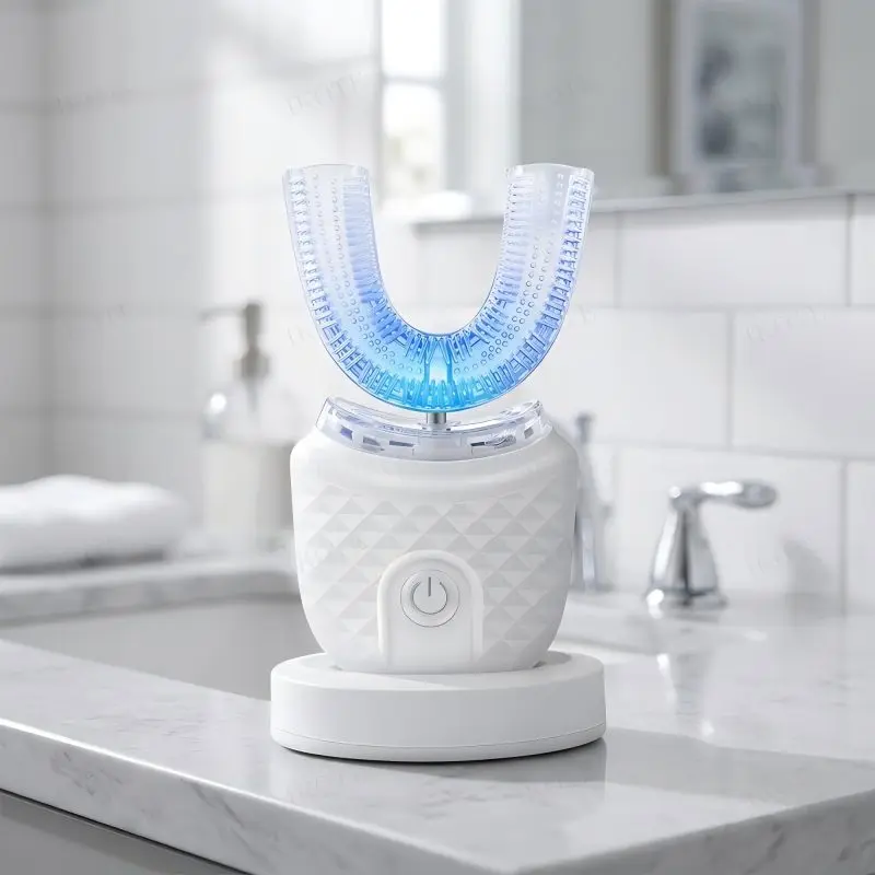 Home-use personal U-shaped electric toothbrush - convenient teeth whitening and oral cleaning tool with USB charging
Home-use personal U-shaped electric toothbrush - convenient teeth whitening and oral cleaning tool with USB charging