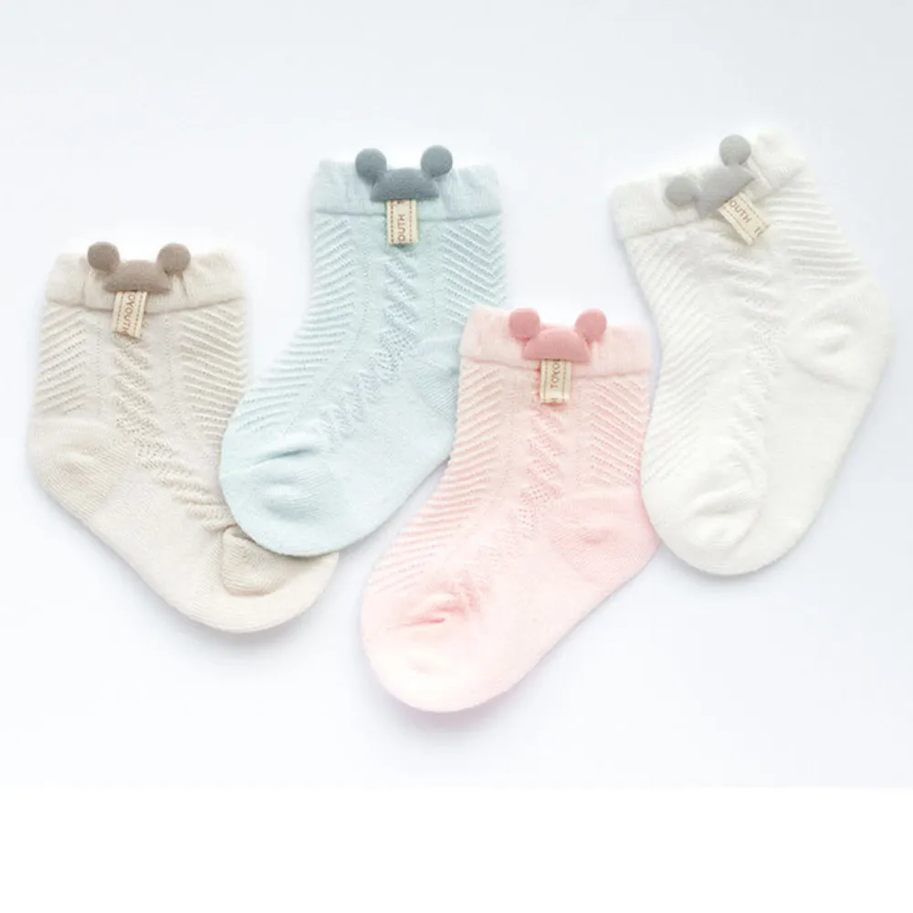 4Pairs Cute Cartoon Baby Socks Mesh Thin Soft Cotton Newborn Sock Princess Infant Toddler Girls Cute Breathable Socks 0-6 Months
4Pairs Cute Cartoon Baby Socks Mesh Thin Soft Cotton Newborn Sock Princess Infant Toddler Girls Cute Breathable Socks 0-6 Months