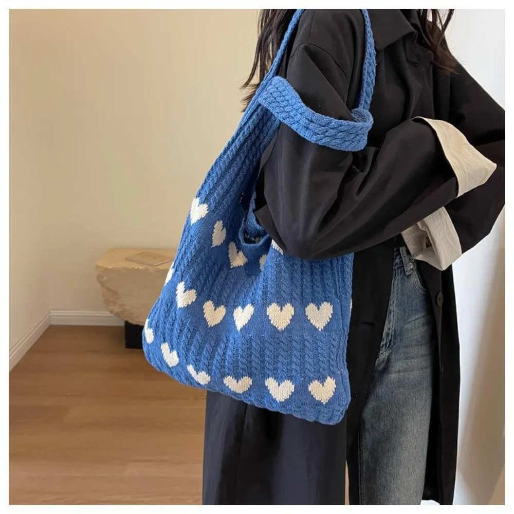 Large Capacity Knitted Handbags Casual Hollow Woven Totes Handle Shoulder Bag Women
Large Capacity Knitted Handbags Casual Hollow Woven Totes Handle Shoulder Bag Women