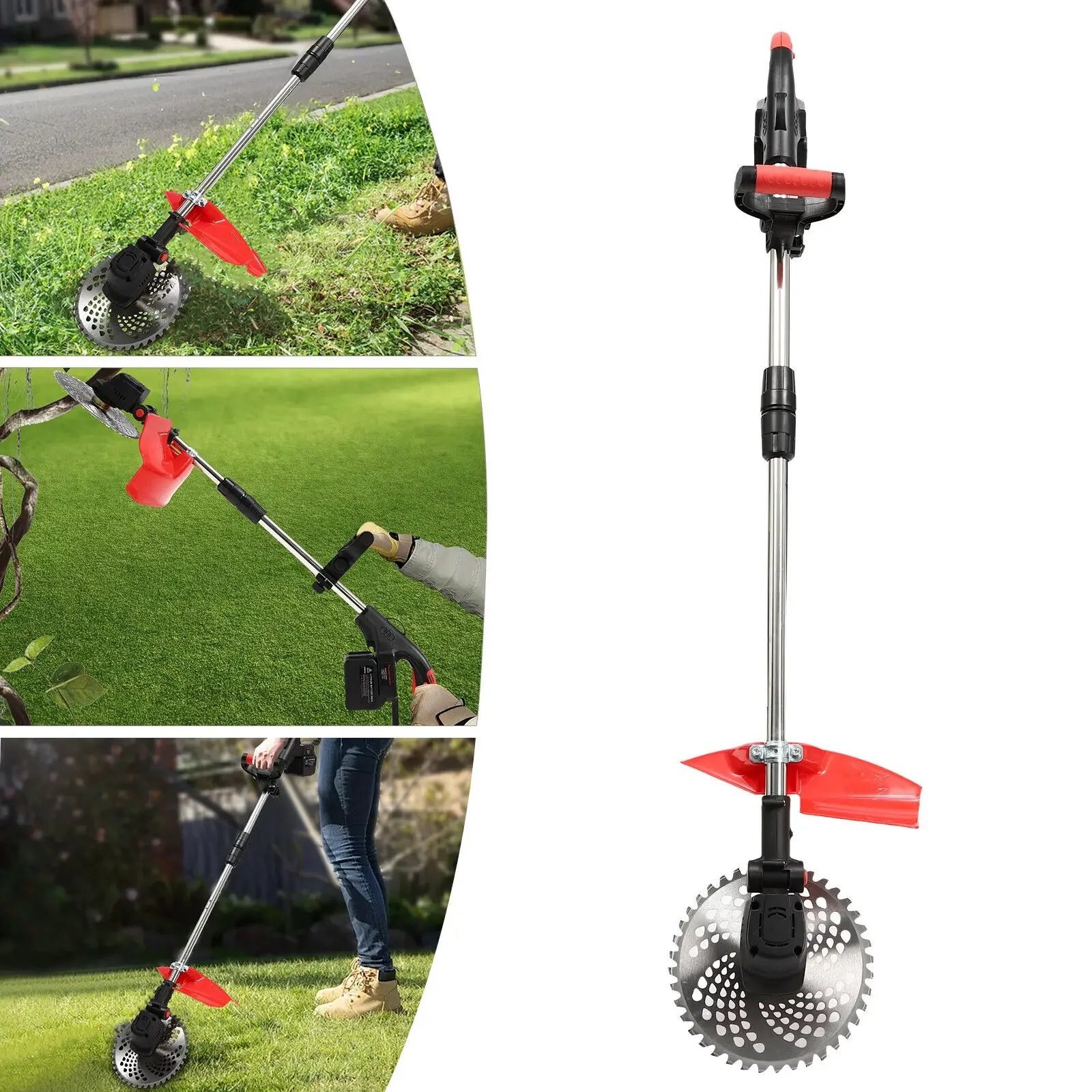 Cordless Grass Trimmer Lawn Grass Brush Cutter Blade Whipper Snipper + 2 Battery
Cordless Grass Trimmer Lawn Grass Brush Cutter Blade Whipper Snipper + 2 Battery