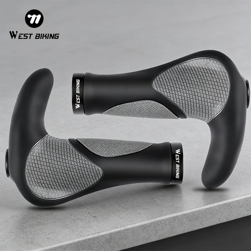 WEST BIKING Bicycle Grips Ergonomic Bike Anti-slip Rubber Cycling Auxiliary Handlebar Absorber MTB Bar End Bike Accessories
WEST BIKING Bicycle Grips Ergonomic Bike Anti-slip Rubber Cycling Auxiliary Handlebar Absorber MTB Bar End Bike Accessories