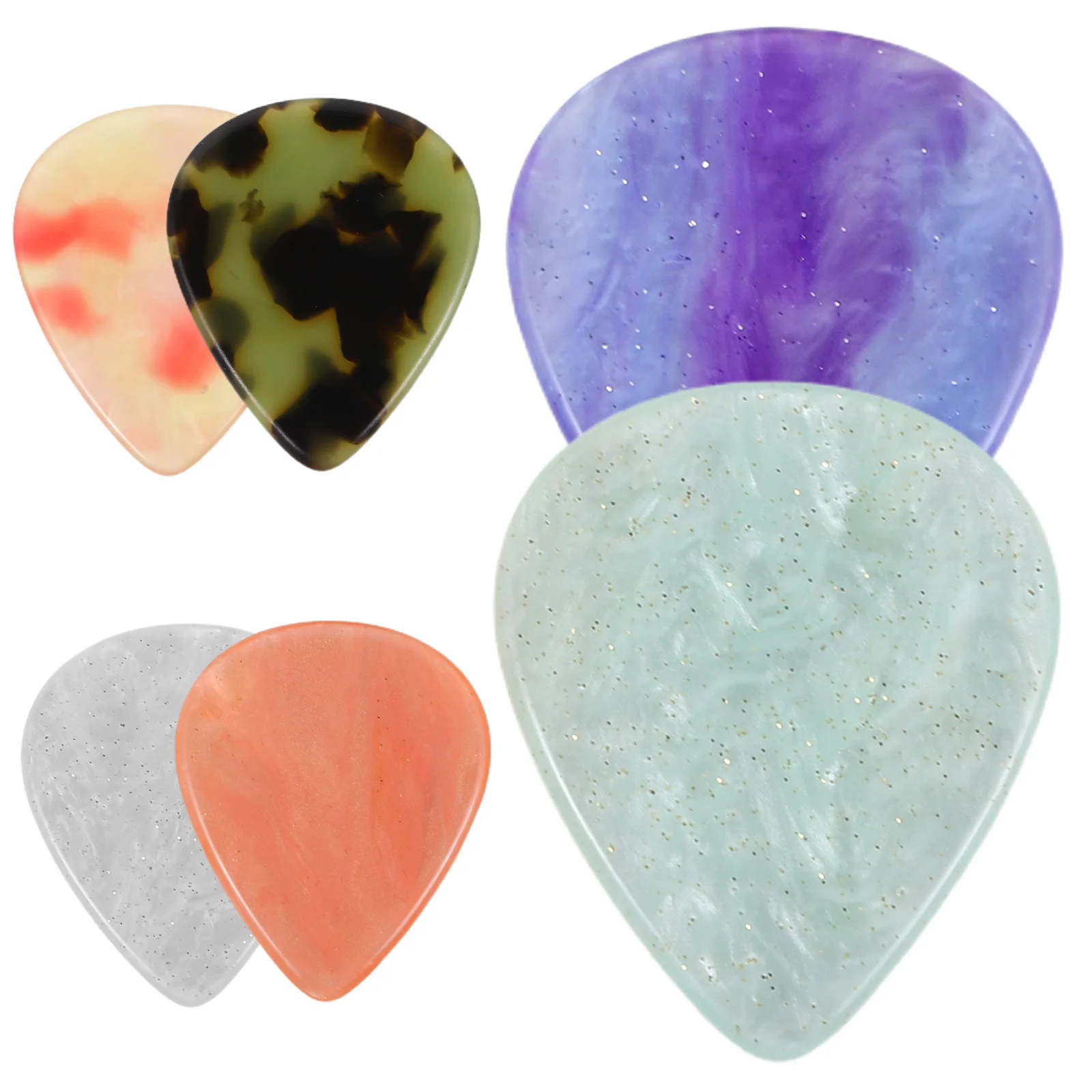 6Pcs Resin Guitar Picks Smooth Precision Electric Acoustic Bass Guitar Thumb Plectrums Bass Thumb Picks
6Pcs Resin Guitar Picks Smooth Precision Electric Acoustic Bass Guitar Thumb Plectrums Bass Thumb Picks