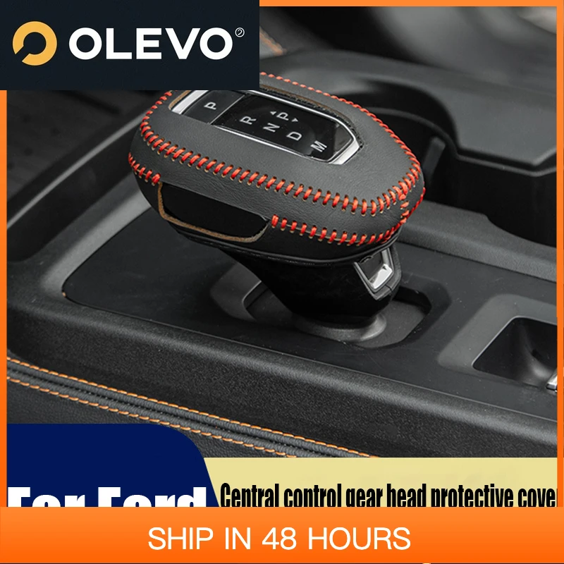 New Leather material central control gear head protective cover automotive interior decoration accessories For Ford Ranger 2024
New Leather material central control gear head protective cover automotive interior decoration accessories For Ford Ranger 2024