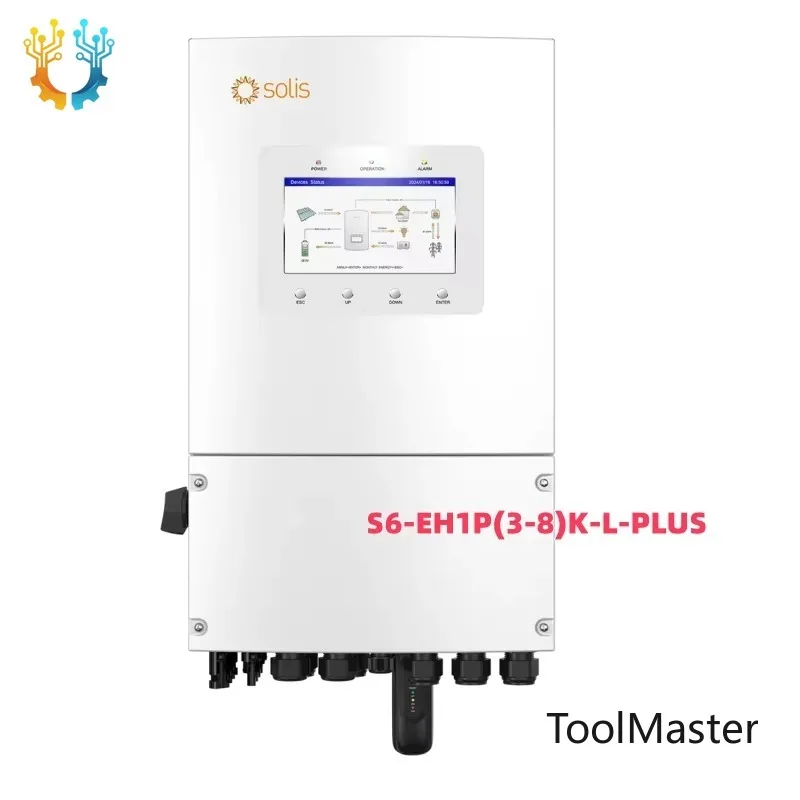 【2026】Solis 5kw 1Phase Hybrid Inverter S6-EH1P(3-10)K-L-PLUS Ongrid Solar Energy Storage Inverter Single Phase Output Coupled Hy
【2026】Solis 5kw 1Phase Hybrid Inverter S6-EH1P(3-10)K-L-PLUS Ongrid Solar Energy Storage Inverter Single Phase Output Coupled Hy