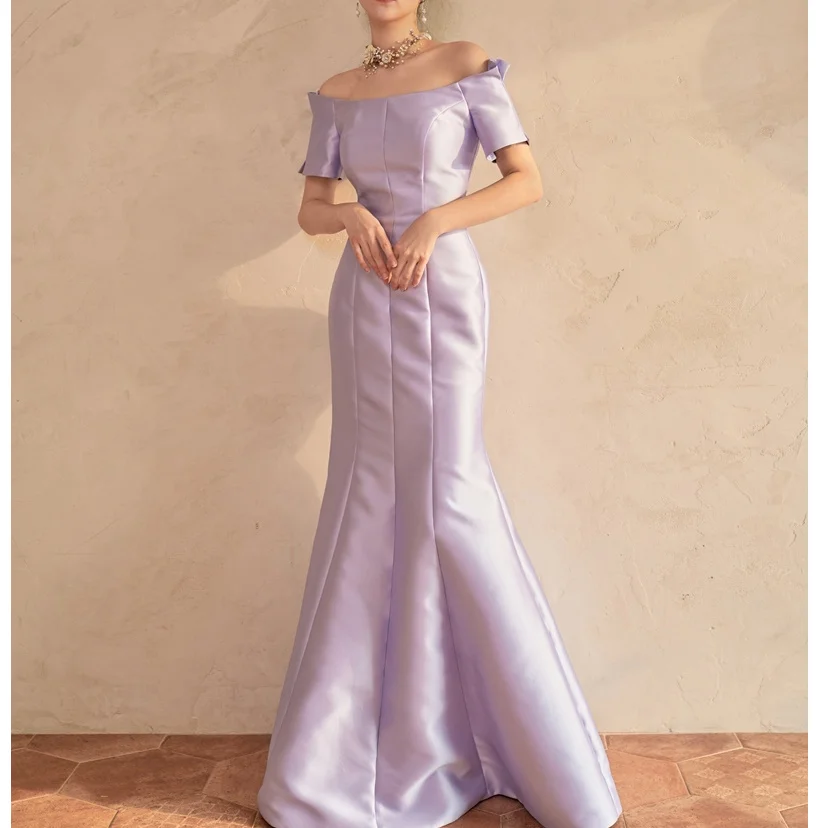 Welove Purple 2024 New Design Off Shoulder Evening Dresses Mermaid Elegant Prom Dresses Korea Wedding Photoshoot
Welove Purple 2024 New Design Off Shoulder Evening Dresses Mermaid Elegant Prom Dresses Korea Wedding Photoshoot