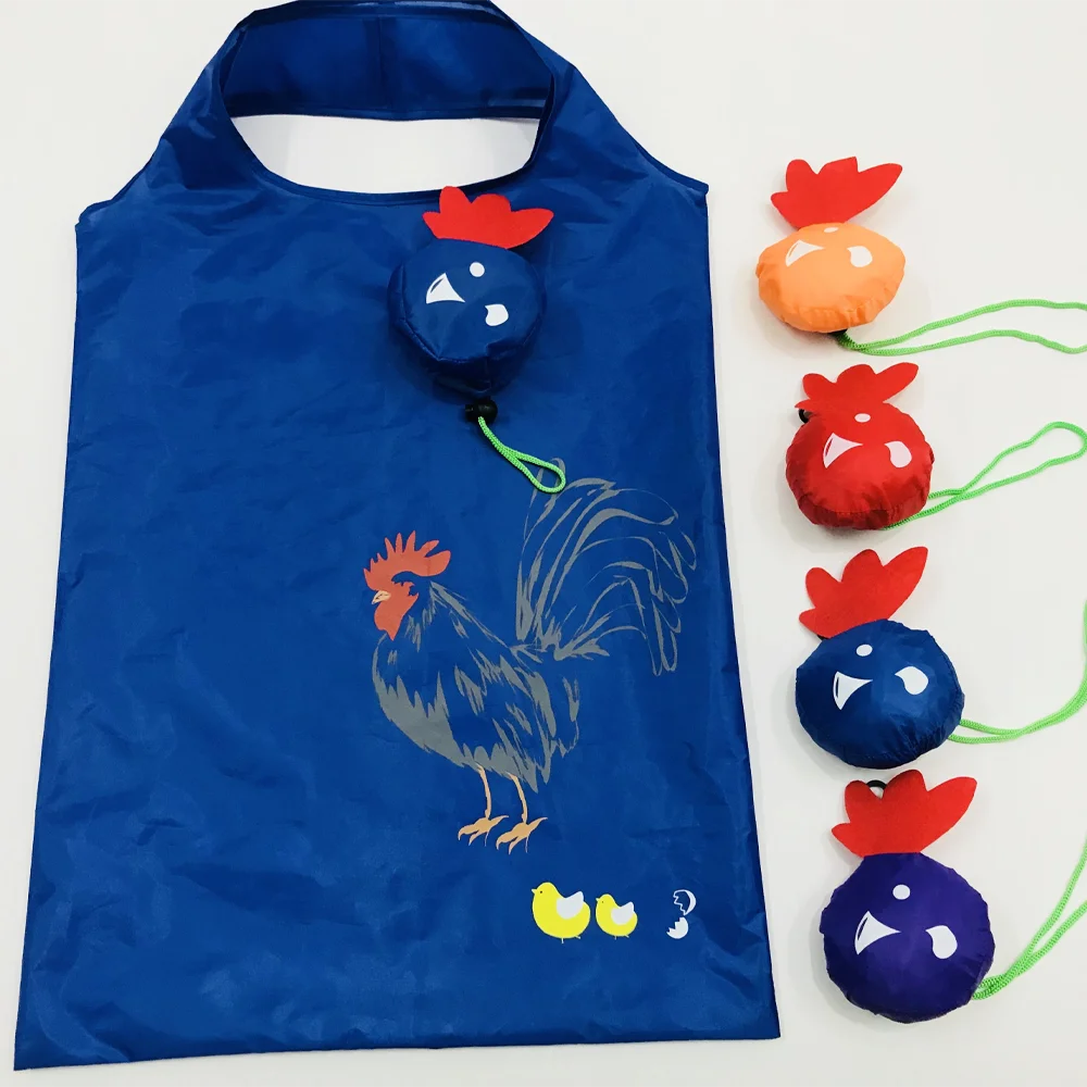Chick Animal Fashionable Promotional Polyester Folding Shopping Bag Eco-friendly Reusable Lightweight Gift Bag with Custom Print
Chick Animal Fashionable Promotional Polyester Folding Shopping Bag Eco-friendly Reusable Lightweight Gift Bag with Custom Print