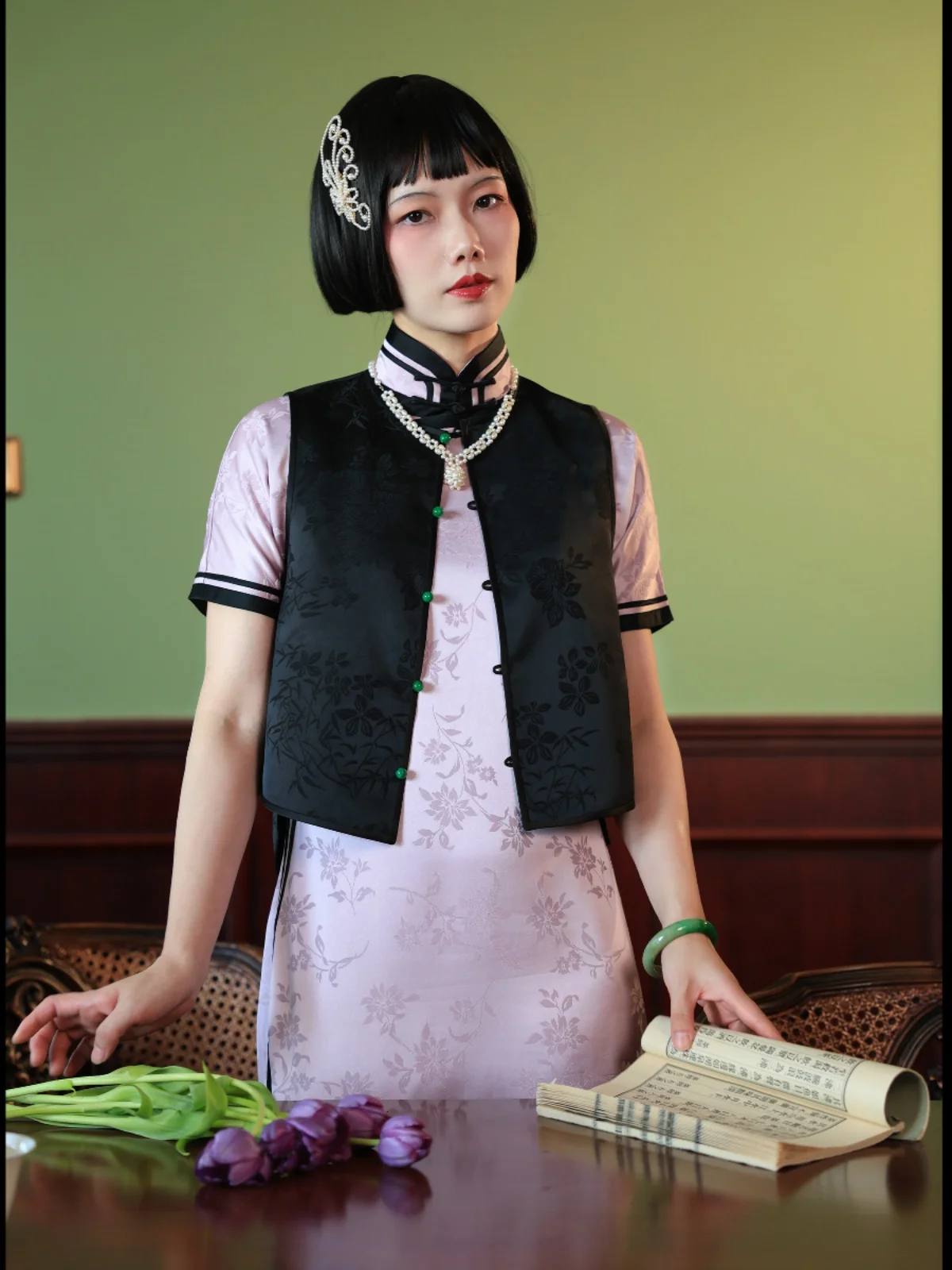 Черный круглый жилет Hanfu с вышивкой Ne Универсальная традиционная китайская одежда Top Reklam Sle Женская мода Лето ort Sl...
Черный круглый жилет Hanfu с вышивкой Ne Универсальная традиционная китайская одежда Top Reklam Sle Женская мода Лето ort Sl...