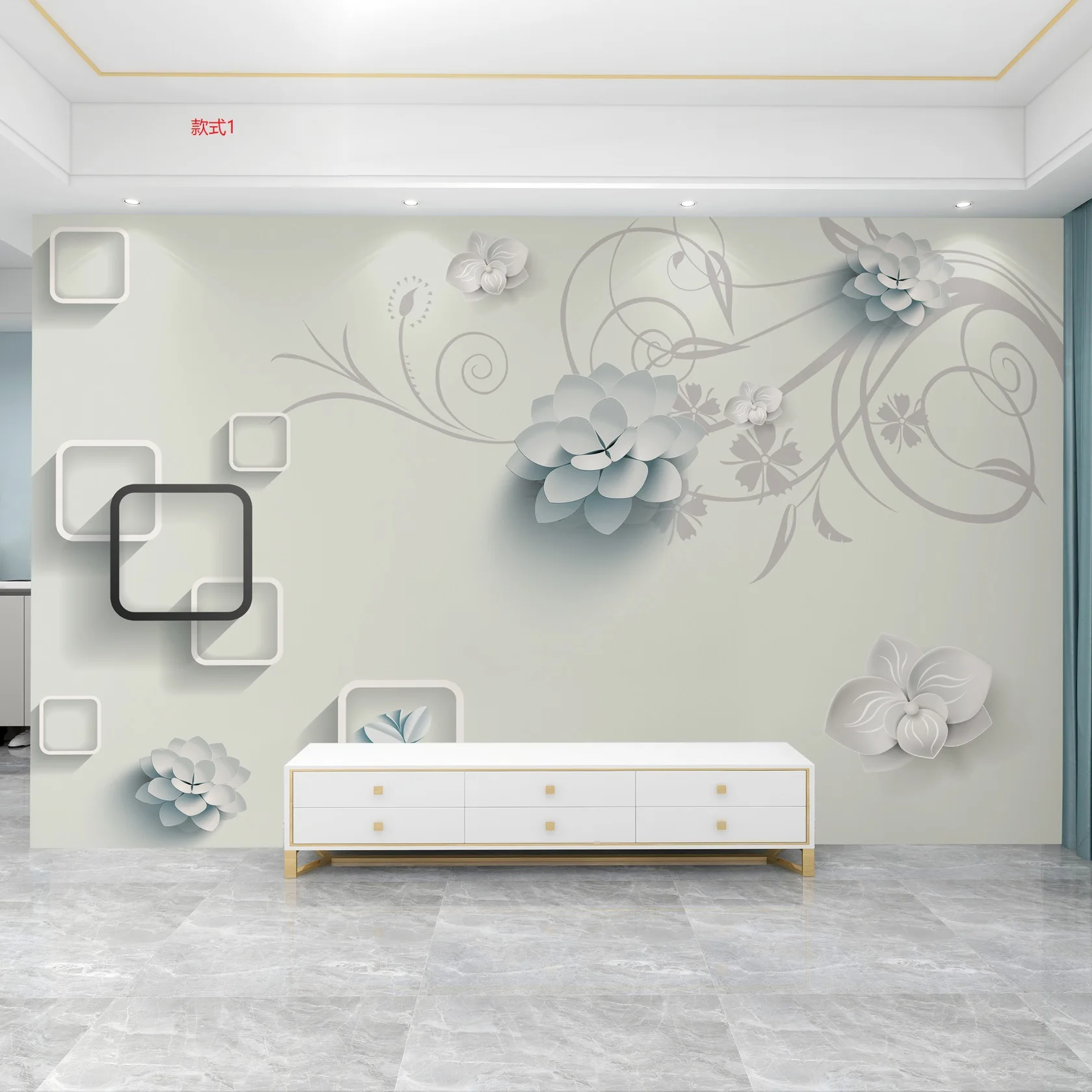 Customized 3D Wallpaper Mural Modern Simple 3D Stereo Modern Simple Fashion Background Wall Simple Flower
Customized 3D Wallpaper Mural Modern Simple 3D Stereo Modern Simple Fashion Background Wall Simple Flower