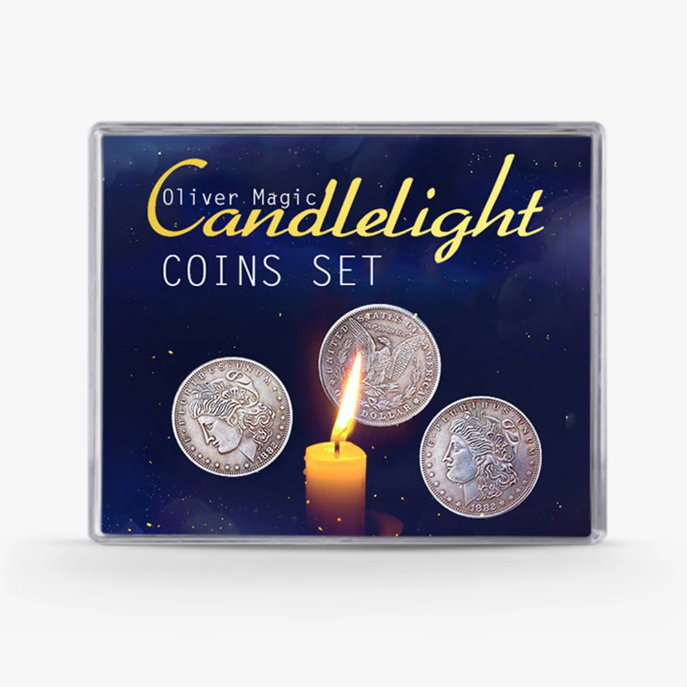 Candlelight Coins Set by Oliver Magic Coin Magic Trick Close up Magic Magia Magie Magicians Prop Accessory Copy Coin
Candlelight Coins Set by Oliver Magic Coin Magic Trick Close up Magic Magia Magie Magicians Prop Accessory Copy Coin