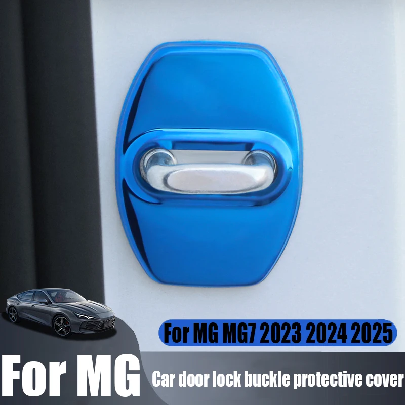 Stainless steel car door lock buckle protective cover car interior decoration products rust prevention For MG MG7 2023 2024 2025
Stainless steel car door lock buckle protective cover car interior decoration products rust prevention For MG MG7 2023 2024 2025