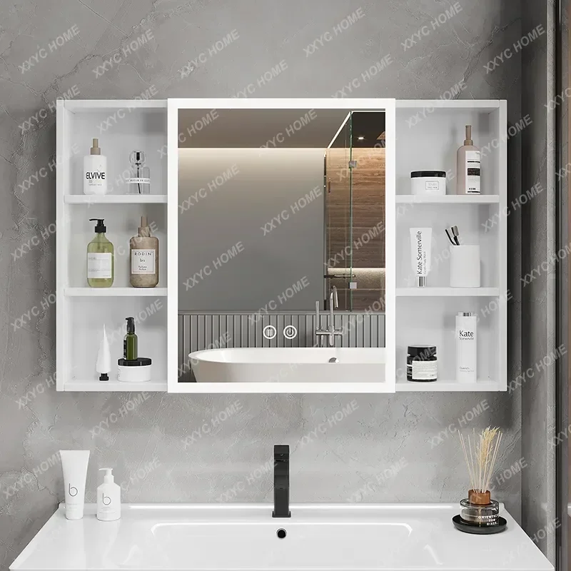 Smart Mirror Cabinet Wall-Mounted Bathroom Bathroom Storage Organizer Beauty Dressing Mirror Alumimum Anti-Fog Lighting Mirror
Smart Mirror Cabinet Wall-Mounted Bathroom Bathroom Storage Organizer Beauty Dressing Mirror Alumimum Anti-Fog Lighting Mirror