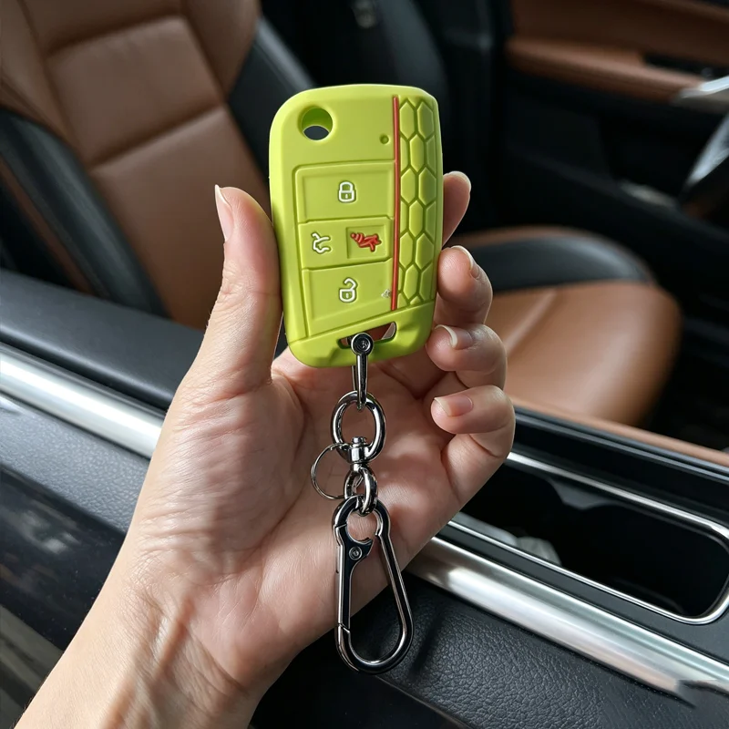 Car Key Case Cover for VW for Volkswagen for Tiguan MK2 for SEAT Ateca Leon FR Flip Folding 4 Button Silicone Key Holder Fob Bag
Car Key Case Cover for VW for Volkswagen for Tiguan MK2 for SEAT Ateca Leon FR Flip Folding 4 Button Silicone Key Holder Fob Bag