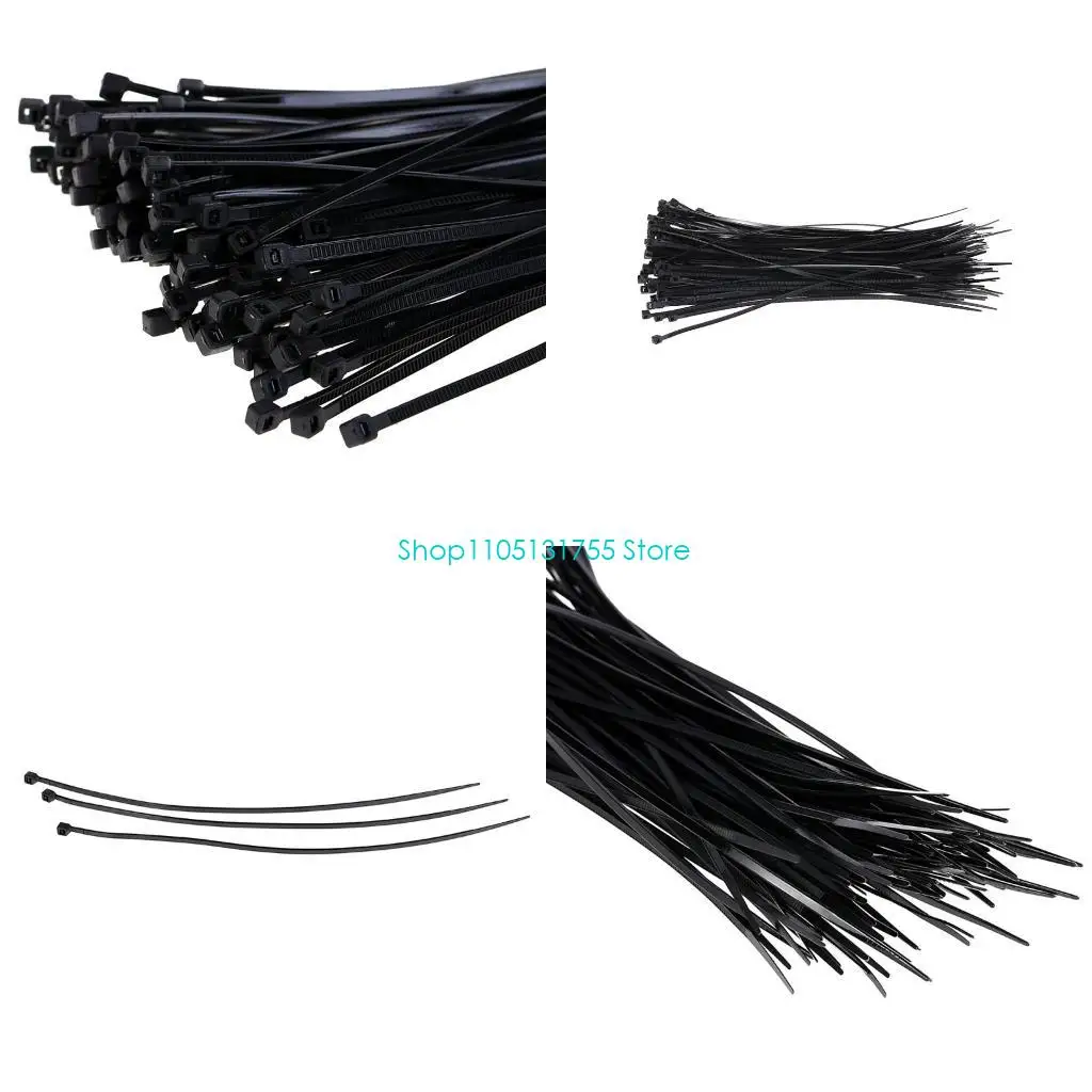K0EF 100pcs Cable Ties Nylon Auto Lock 3x200mm Zip Wire Strap Multifunctional
K0EF 100pcs Cable Ties Nylon Auto Lock 3x200mm Zip Wire Strap Multifunctional