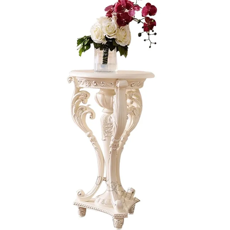 Yjq European indoor flower stand, high-grade marble gold-painted shelf, white flower table, living room balcony shelf
Yjq European indoor flower stand, high-grade marble gold-painted shelf, white flower table, living room balcony shelf
